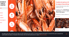 Desktop Screenshot of mayoristademariscoespartero.com