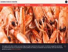 Tablet Screenshot of mayoristademariscoespartero.com